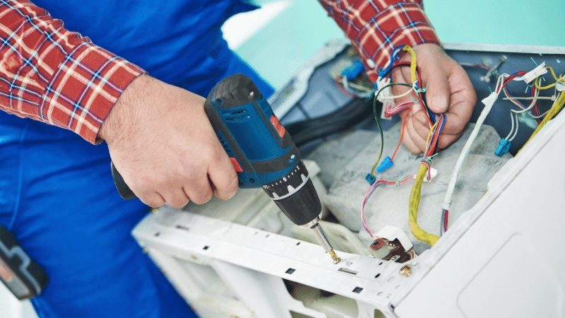 Torbalı Fondital Fondital çamaşır makinesi kart tamiri – Su almama arızası orijinal parça ile giderildi. - Teknik servis örneği